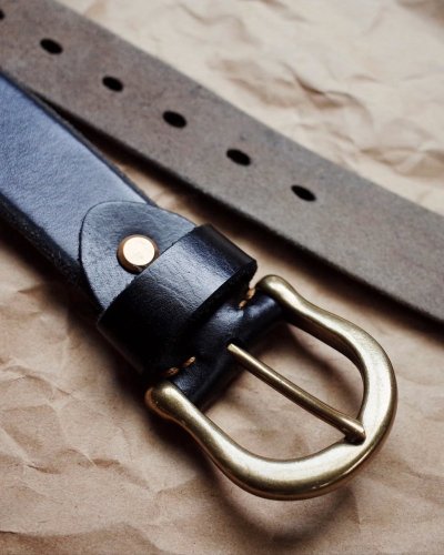 Belt HORSEMAN | Black - Belt size: Waist 95 - 105 cm