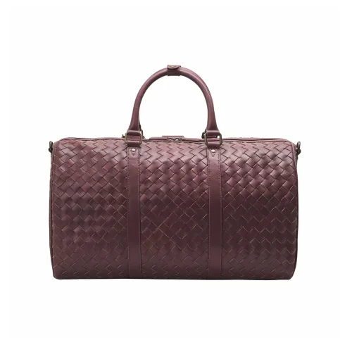 Celokožená príručná taška JAMES | Špeciálna edícia | 30 l | Burgundy