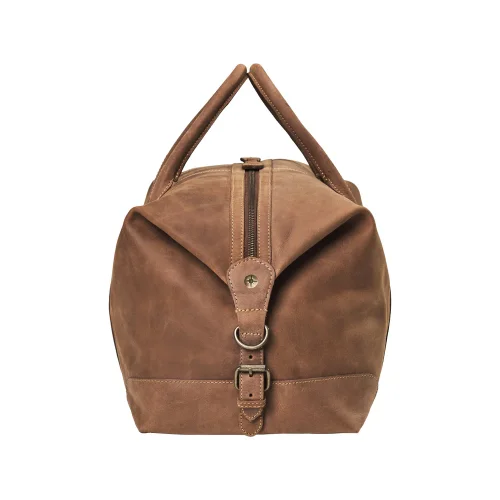 Sada | Stredne veľká víkendovka DAVID & Toaletné puzdro RUBY | Havana hnedá