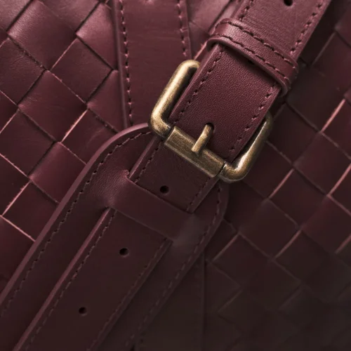 Celokožená príručná taška JAMES | Špeciálna edícia | 30 l | Burgundy