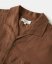 Vintage Italian Camp Collar Linen Shirt | Rust - Size: M