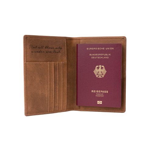 Passport Cover PETE | Havana Brown