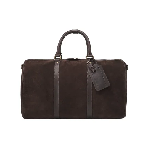 Duffel Bag JAMES | Special Edition | 30 l | Coffee Brown Suede