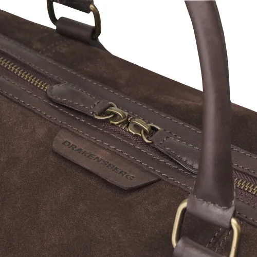 Duffel Bag JAMES | Special Edition | 30 l | Coffee Brown Suede