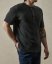 Honeycomb Waffle Knit Henley T-Shirt | Black - Size: XXL