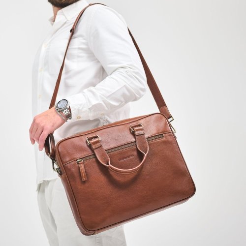 Laptop Bag MARLON | Chestnut Brown