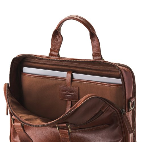 Laptop Bag AURELIO | Chestnut Brown