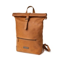 Celokožený batoh RYAN | 20 - 25 l | Koňaková
