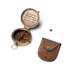 Set | Compass MILES & Compass Pouch VEGA | Havana Brown