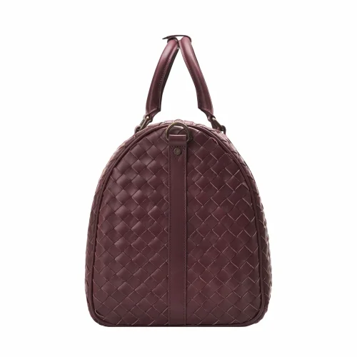 Celokožená príručná taška JAMES | Špeciálna edícia | 30 l | Burgundy