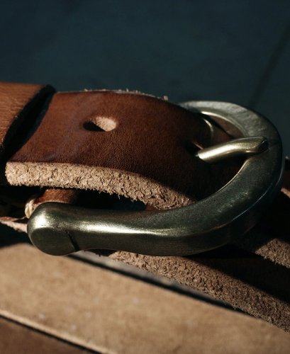 Opasok HORSEMAN | Tmavohnedý - Veľkosť opasku: Obvod pása 75 - 85 cm