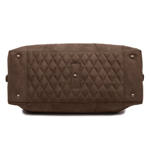 Set | Weekender DAVID & Dopp Kit RUBY | Coffee Brown