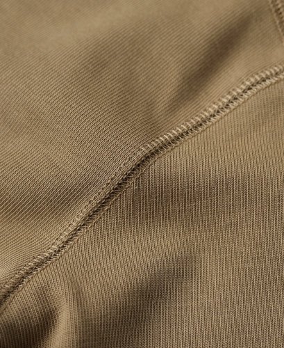 Long Sleeved Henley T-Shirt | Khaki - Size: XL
