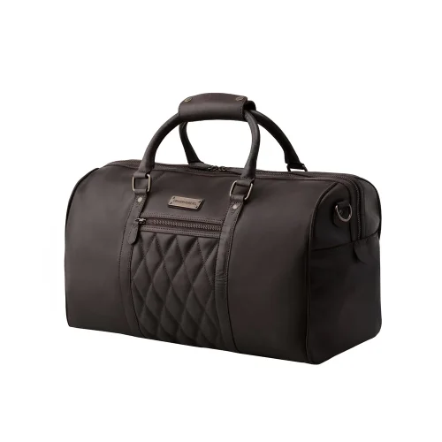 Celokožená príručná taška MITCH | 25 l | Kávová