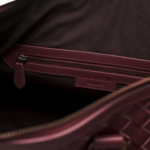 Celokožená príručná taška JAMES | Špeciálna edícia | 30 l | Burgundy