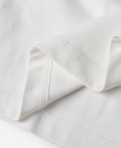 Long Sleeved Henley T-Shirt | White - Size: L