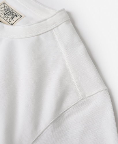 Long Sleeved Henley T-Shirt | White - Size: L