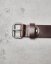 Belt MARSHALL | Dark Brown - Belt size: Waist 85 - 95 cm, Engraving: No engraving