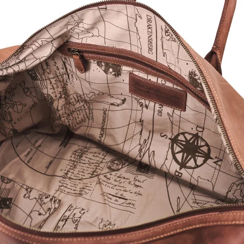 Sada | Stredne veľká víkendovka DAVID & Toaletné puzdro RUBY | Koňaková