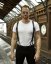 Full Leather Suspenders | Black - Suspenders size: XXL
