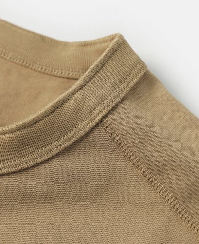 Henley tričko s krátkym rukávom | Khaki