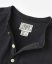 Long Sleeved Henley T-Shirt | Black - Size: XL