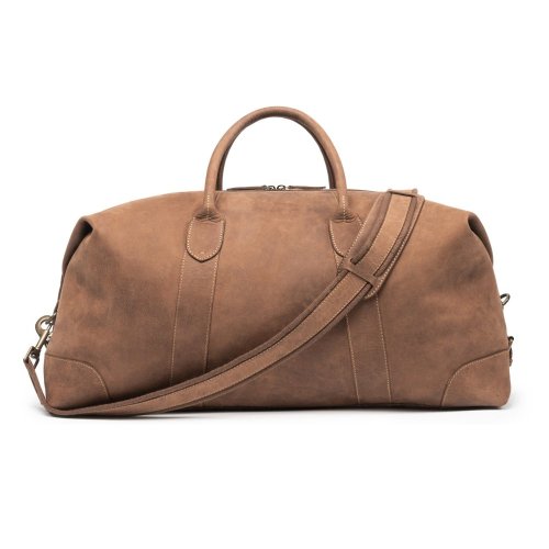 Celokožená víkendovka DAVID | 60 - 80 l | Havana hnedá