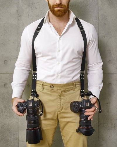 Two Camera Harness | Black