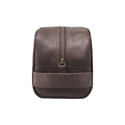 Toiletry Bag THEO | Coffee Brown