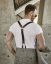 Full Leather Suspenders | Dark Brown - Suspenders size: XXL