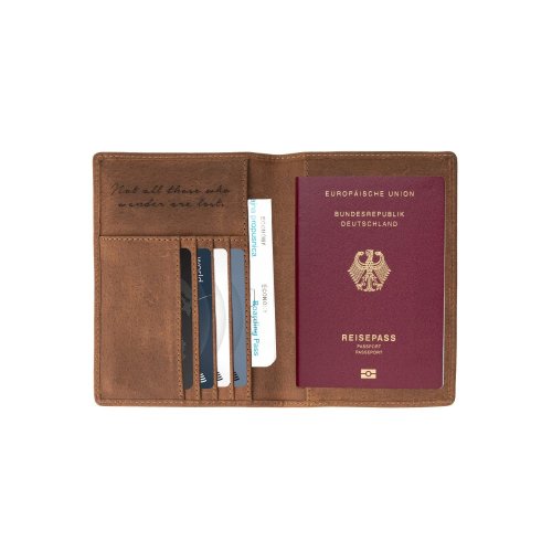 Passport Cover PETE | Havana Brown