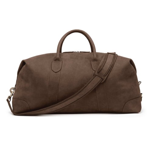 Set | Weekender DAVID & Dopp Kit RUBY | Coffee Brown