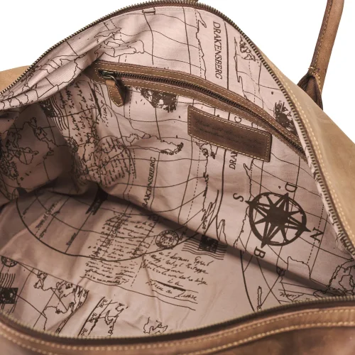 Sada | Stredne veľká víkendovka DAVID & Toaletné puzdro RUBY | Havana hnedá