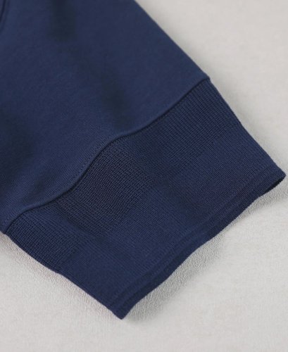Vintage henley tričko s krátkym rukávom | Námorná modrá