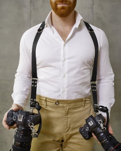 Two Camera Harness | Black