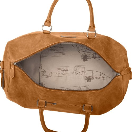 Celokožená príručná taška FINN | 40 l | Koňaková