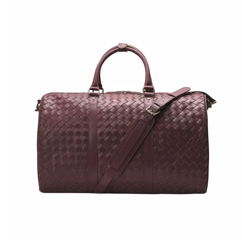 Celokožená príručná taška JAMES | Špeciálna edícia | 30 l | Burgundy