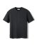 Honeycomb Waffle Knit Henley T-Shirt | Black - Size: XXL