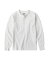 Long Sleeved Henley T-Shirt | White