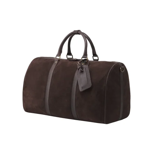 Duffel Bag JAMES | Special Edition | 30 l | Coffee Brown Suede