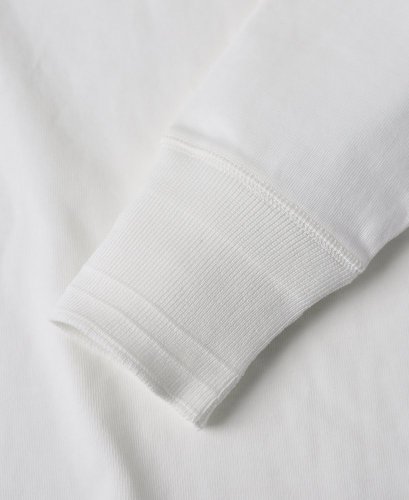 Long Sleeved Henley T-Shirt | White - Size: L