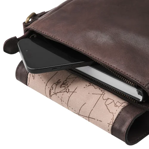Shoulder Bag CARL | Coffee Brown
