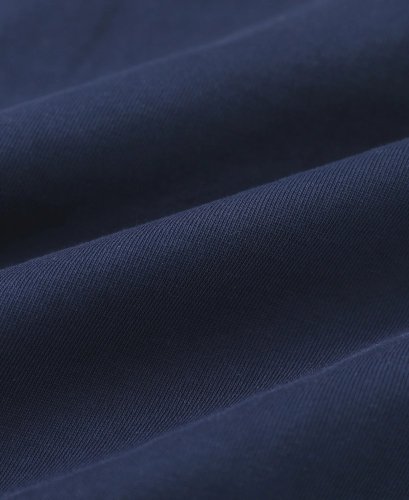 Vintage Short Sleeved Henley T-Shirt | Navy - Size: S