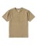 Short Sleeved Henley T-Shirt | Khaki - Size: XL