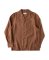 Vintage Italian Camp Collar Linen Shirt | Rust