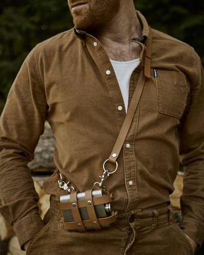 Hip Flask Strap | Brown