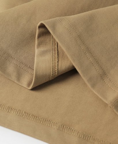 Henley tričko s krátkym rukávom | Khaki