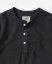 Long Sleeved Henley T-Shirt | Black - Size: XL