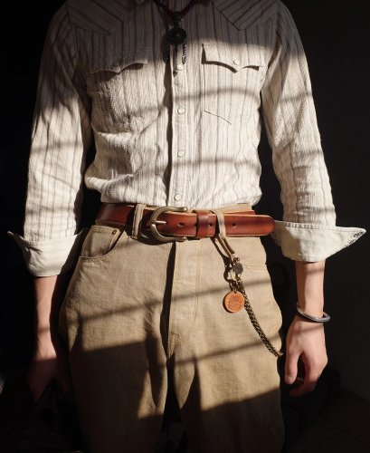 Belt HORSEMAN | Chestnut - Belt size: Waist 95 - 105 cm