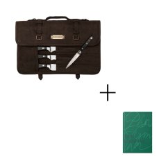 Sada | Puzdro na nože BLADE | Kávové & Kniha kuchárska Pána Tymiána